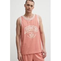 adidas Originals tricou barbati, culoarea roz, IS2899