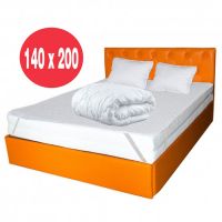 Set Avantaj saltea Jupiter Memory One 140x200 plus 2 perne 50 x70 plus Husa hipoalergenica plus Pilota microfibra iarna 180x200