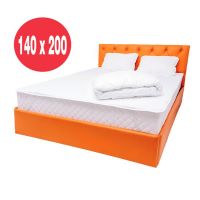 Set Avantaj saltea Uranus Spring Comfort 140x200 plus 2 perne 50 x70 plus Husa plus Pilota microfibra iarna 180x200