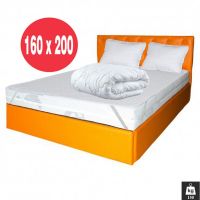 Set Avantaj saltea Zeus Memory Comfort Dodolut 160x200 plus 2 perne plus Husa plus Pilota iarna microfibra 180x200