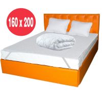 Set Avantaj Saltea Hydra Comfort Flex 160x200 plus 2 perne plus Husa hipoalergenica plus Pilota iarna microfibra 180x200