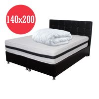 Set Saltea Superortopedica Lux Iris 140x200x26 plus pilota vara microfibra 180x200