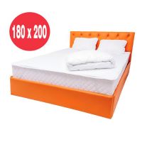 Set Avantaj saltea Uranus Spring Comfort 180x200 plus 2 perne 50 x70 plus Husa plus Pilota microfibra iarna 200x200