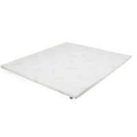Top saltea 140x200 spuma 6 cm, husa detasabila, tratata cu Aloe Vera