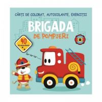 Brigada de pompieri. 40 de autocolante