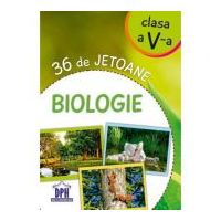 36 de jetoane. Biologie, clasa a 5-a