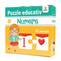 Puzzle educativ. Numere