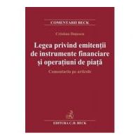Legea privind emitentii de instrumente financiare si operatiuni de piata - Cristian Dutescu