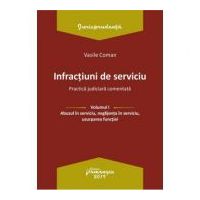 Infractiuni de serviciu. Volumul I. Abuzul in serviciu, neglijenta in serviciu, uzurparea functiei. Practica judiciara comentata - Vasile Coman