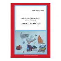 Teste de istorie pentru admiterea la Academia de Politie - Paula Maria Darau