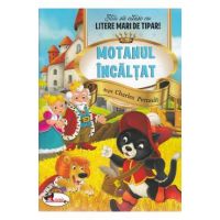 Motanul incaltat - Stiu sa citesc cu litere mari de tipar!