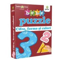 Cifre, forme si culori. Colectia Bebe Puzzle