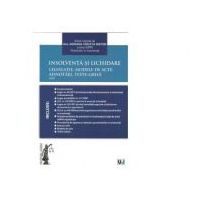 Insolventa si lichidare. Legislatie, modele de acte, adnotari, teste-grila 2020 - Adriana Violeta Nistor