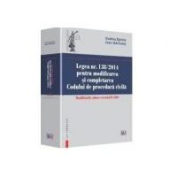 Legea nr. 138/2014 pentru modificarea si completarea Codului de procedura civila - Evelina Oprina, Ioan Garbulet