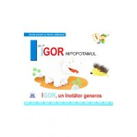 I de la Igor, Hipopotamul - Igor, un inotator gras (cartonat)