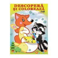Animale de padure - Descopera si coloreaza