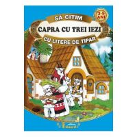 Capra cu trei iezi. Sa citim cu litere de tipar