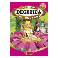 Degetica - Sa citim cu litere de tipar