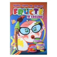 Marea carte de colorat: Fructe si legume