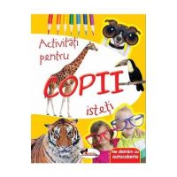 Activitati pentru copii isteti. Ne distram cu autocolante