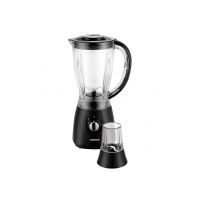 Blender de masa - 500W - 2 Viteze + Pulse - Bol 1.5L - Rasnita - Negru