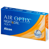 Lentile de contact lunare Air Optix Night and Day Aqua (6 lentile)