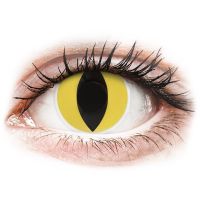 Lentile de contact colorate ColourVUE Crazy Lens - Cat Eye - fără dioptrie (2 lentile)