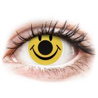 Lentile de contact colorate ColourVUE Crazy Lens - Smiley - fără dioptrie (2 lentile)
