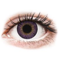 Lentile de contact colorate Air Optix Colors - cu dioptrie (2 lentile) Amethyst