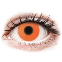 Lentile de contact colorate ColourVUE Crazy Glow Orange - fără dioptrie (2 lentile)