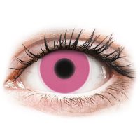 Lentile de contact colorate ColourVUE Crazy Glow Pink - fără dioptrie (2 lentile)