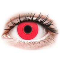 Lentile de contact colorate ColourVUE Crazy Glow Red - fără dioptrie (2 lentile)