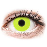 Lentile de contact colorate ColourVUE Crazy Glow Yellow - fără dioptrie (2 lentile)