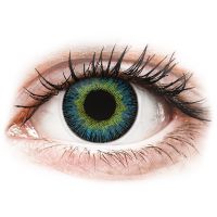Lentile de contact colorate ColourVUE Fusion Yellow Blue - cu dioptrie (2 lentile)