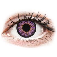 Lentile de contact colorate ColourVUE Glamour Violet - fără dioptrie (2 lentile)