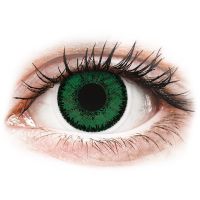 Lentile de contact colorate SofLens Natural Colors Emerald - cu dioptrie (2 lentile)