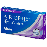Lentile de contact lunare Air Optix plus HydraGlyde Multifocal (3 lentile)