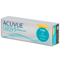 Lentile de contact zilnice Acuvue Oasys 1-Day with HydraLuxe for Astigmatism (30 lentile)