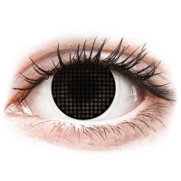Lentile de contact colorate ColourVUE Crazy Lens - Black Screen - plano (2 lenses)