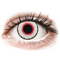 Lentile de contact colorate CRAZY LENS - Mad Clown - lentile zilnice cu dioptrie (2 lentile)