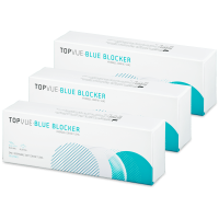 Lentile de contact zilnice TopVue Blue Blocker (90 lentile)