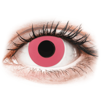 Lentile de contact colorate CRAZY LENS - Solid Rose - lentile zilnice cu dioptrie (2 lentile)