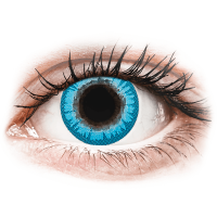 Lentile de contact colorate CRAZY LENS - White Walker - lentile zilnice cu dioptrie (2 lentile)