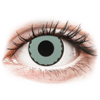Lentile de contact colorate CRAZY LENS - Zombie Virus - lentile zilnice cu dioptrie (2 lentile)