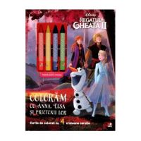 Disney. Regatul de gheata II. Coloram cu Anna, Elsa si prietenii lor. Carte de colorat