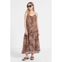 ALL SAINTS - Rochie asimetrica cu slit lateral Essie