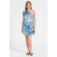 ALL SAINTS - Rochie cu model si decolteu pe un umar Cayla