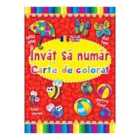 Invat sa numar romana-engleza. Carte de colorat - Brown Watson