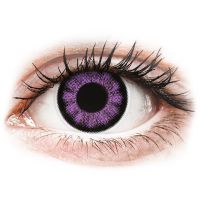 Lentile de contact colorate ColourVUE BigEyes Ultra Violet - fără dioptrie (2 lentile)