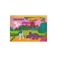 Coloram cu sabloane: Dinozauri